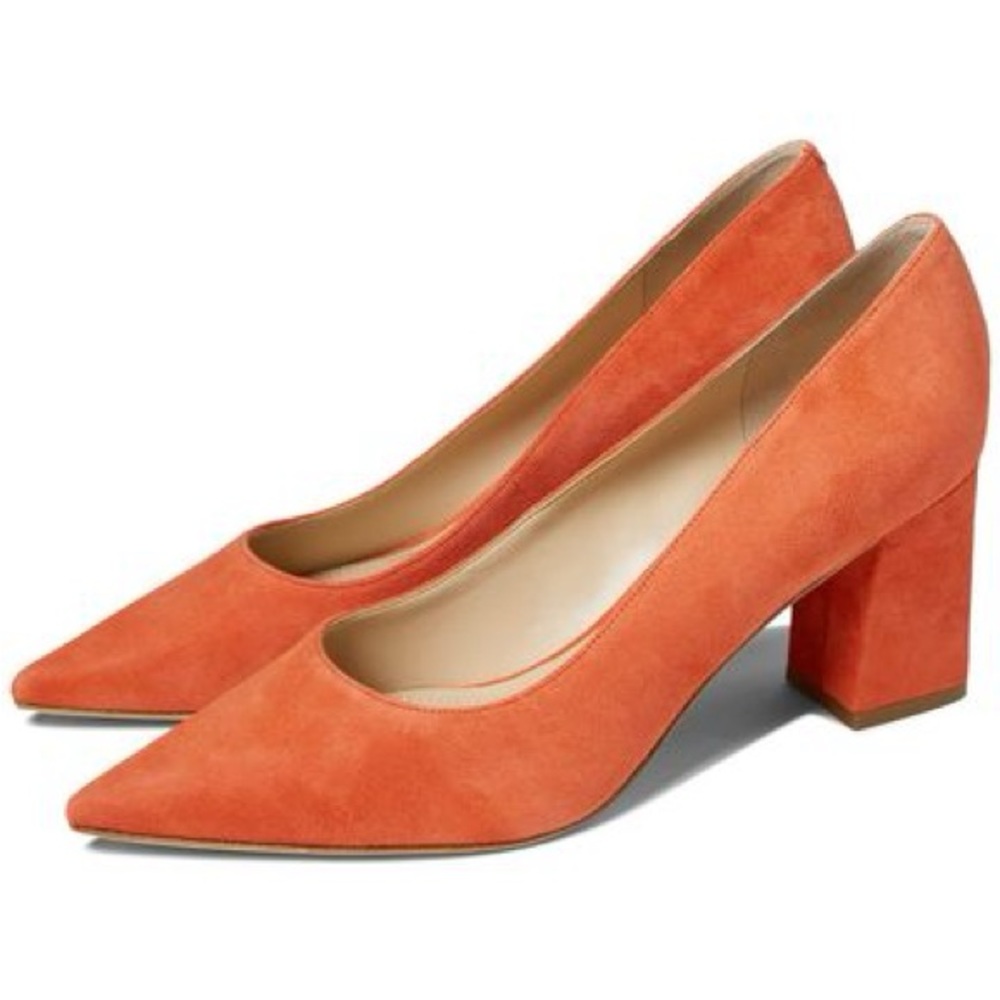 Marc Fisher Zala Block Heel Pointy Toe Pumps Size… - image 1